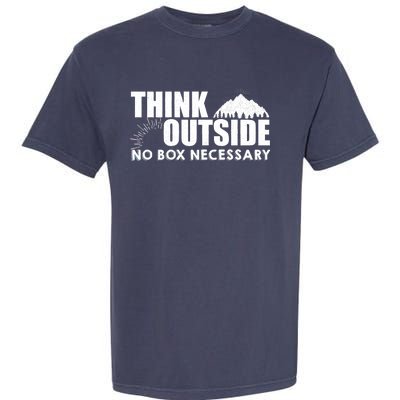 Think Outside No Box Necessary Garment-Dyed Heavyweight T-Shirt