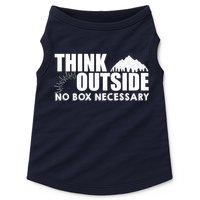 Think Outside No Box Necessary Doggie Tank