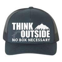 Think Outside No Box Necessary Yupoong Adult 5-Panel Trucker Hat