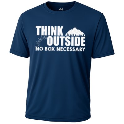 Think Outside No Box Necessary Performance Shirt