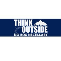 Think Outside No Box Necessary Bumper Sticker