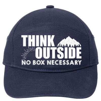 Think Outside No Box Necessary 7-Panel Snapback Hat