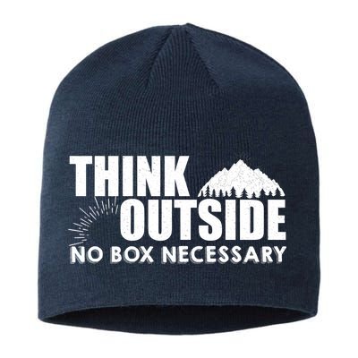 Think Outside No Box Necessary Sustainable Beanie