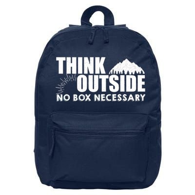 Think Outside No Box Necessary 16 in Basic Backpack