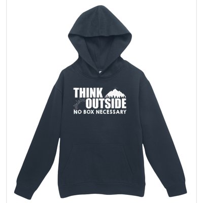 Think Outside No Box Necessary Urban Pullover Hoodie