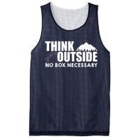 Think Outside No Box Necessary Mesh Reversible Basketball Jersey Tank