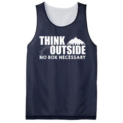 Think Outside No Box Necessary Mesh Reversible Basketball Jersey Tank