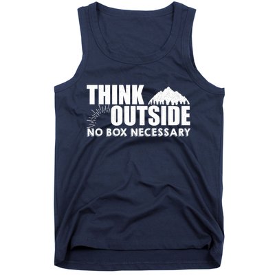 Think Outside No Box Necessary Tank Top