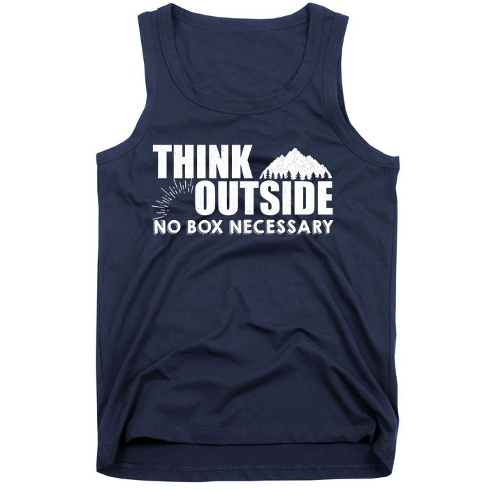 Think Outside No Box Necessary Tank Top