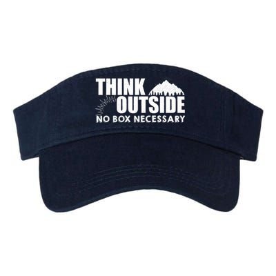 Think Outside No Box Necessary Valucap Bio-Washed Visor