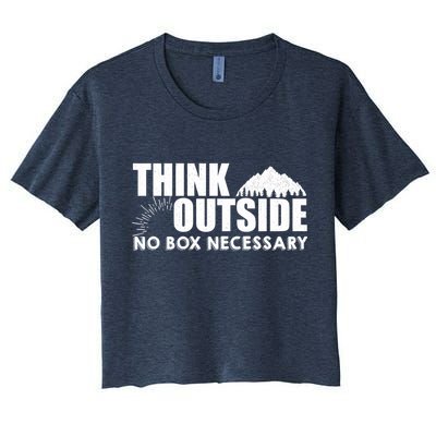 Think Outside No Box Necessary Crop Top