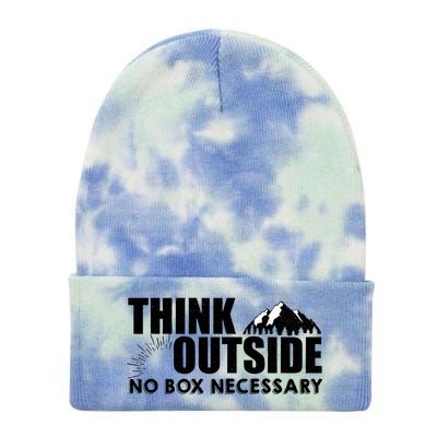 Think Outside No Box Necessary Tie Dye 12in Knit Beanie