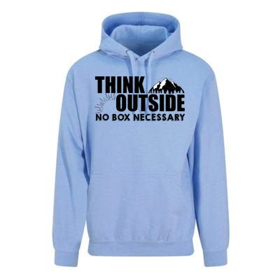 Think Outside No Box Necessary Unisex Surf Hoodie