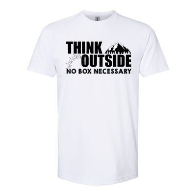 Think Outside No Box Necessary Softstyle CVC T-Shirt