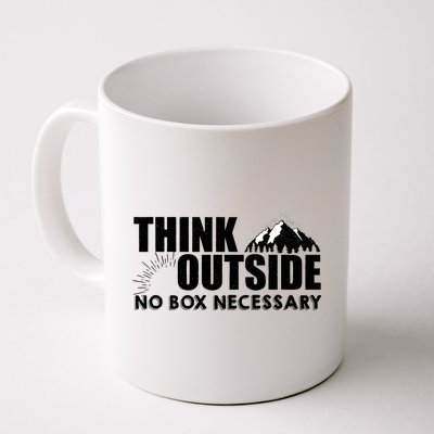 Think Outside No Box Necessary Coffee Mug