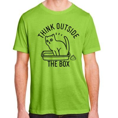 Think Outside The Box Cat Poop Adult ChromaSoft Performance T-Shirt