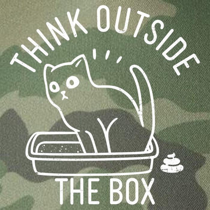Think Outside The Box Cat Poop Legacy Tie Dye Trucker Hat