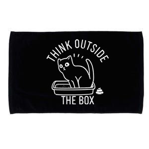 Think Outside The Box Cat Poop Microfiber Hand Towel