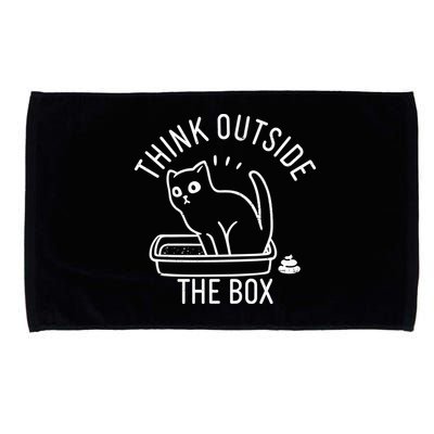 Think Outside The Box Cat Poop Microfiber Hand Towel