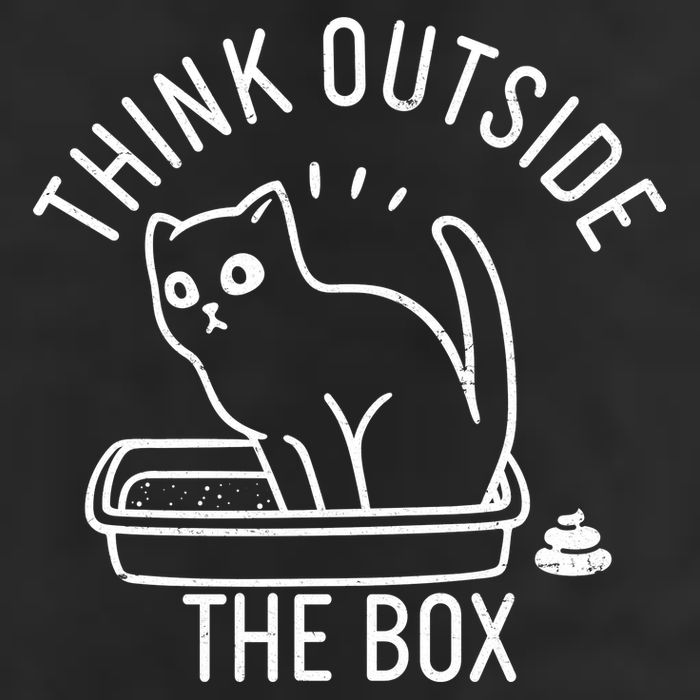 Think Outside The Box Cat Poop Microfiber Hand Towel