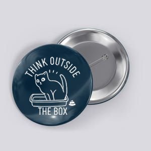 Think Outside The Box Cat Poop Button