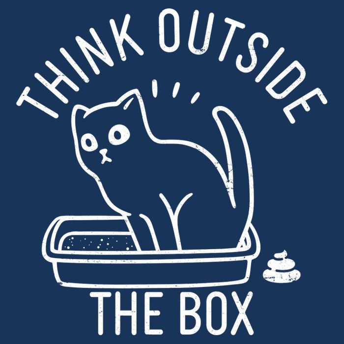 Think Outside The Box Cat Poop Infant Baby Jersey Bodysuit