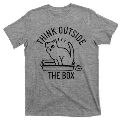 Think Outside The Box Cat Poop T-Shirt