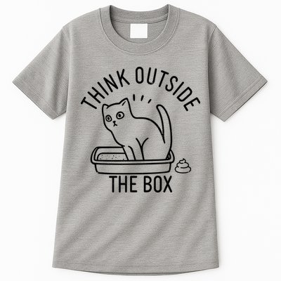 Think Outside The Box Cat Poop Tall T-Shirt