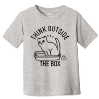 Think Outside The Box Cat Poop Toddler T-Shirt