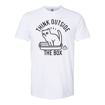 Think Outside The Box Cat Poop Softstyle CVC T-Shirt