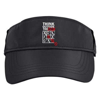 Think Outside The Box Tic Tac Toe Adult Drive Performance Visor