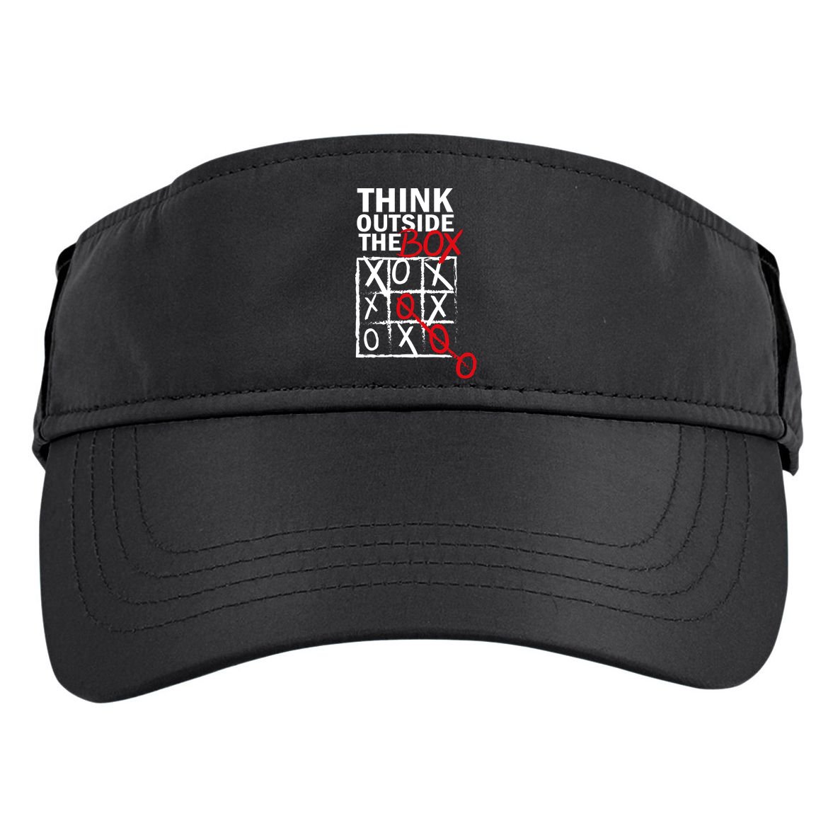 Think Outside The Box Tic Tac Toe Adult Drive Performance Visor