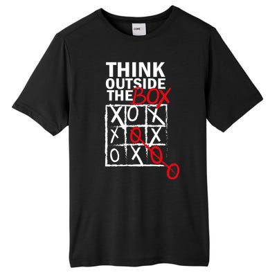 Think Outside The Box Tic Tac Toe Tall Fusion ChromaSoft Performance T-Shirt