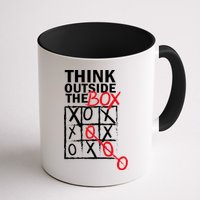 Think Outside The Box Tic Tac Toe Mug