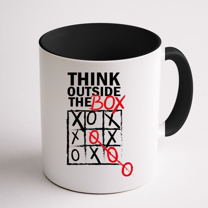 Think Outside The Box Tic Tac Toe Mug