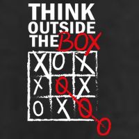Think Outside The Box Tic Tac Toe 15oz Campfire Ceramic Mug