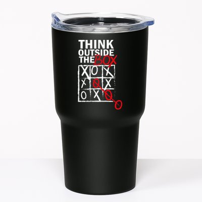 Think Outside The Box Tic Tac Toe Tumbler