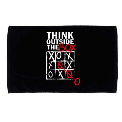 Think Outside The Box Tic Tac Toe Microfiber Hand Towel