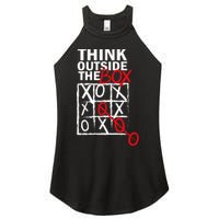 Think Outside The Box Tic Tac Toe Women's Perfect Tri Rocker Tank