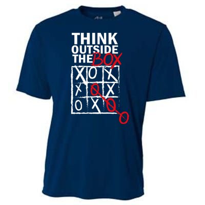 Think Outside The Box Tic Tac Toe Cooling Performance Crew T-Shirt