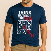 Think Outside The Box Tic Tac Toe Performance Shirt