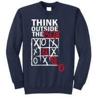 Think Outside The Box Tic Tac Toe Sweatshirt