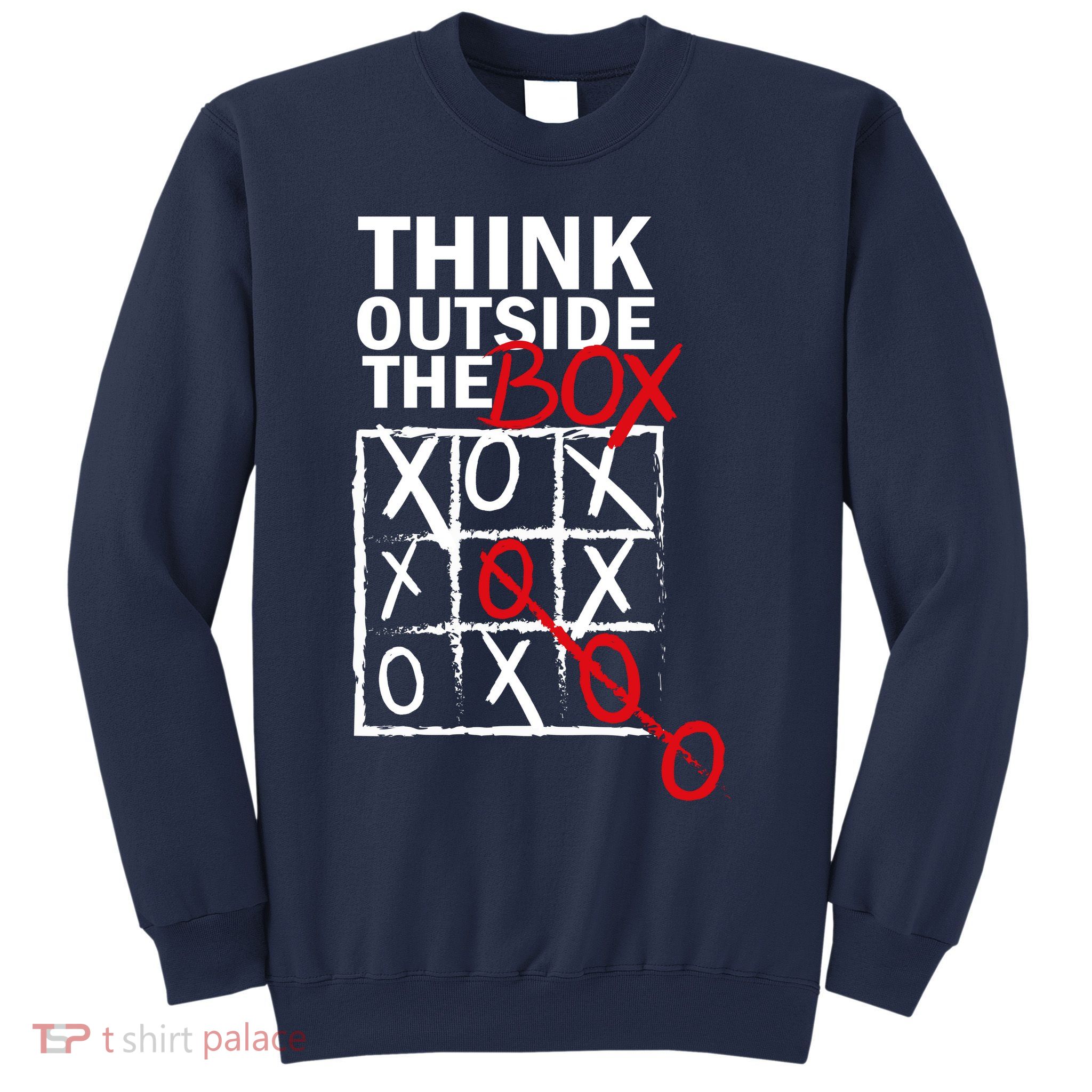 Think Outside The Box Tic Tac Toe Sweatshirt