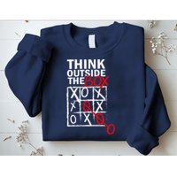 Think Outside The Box Tic Tac Toe Sweatshirt