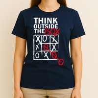 Think Outside The Box Tic Tac Toe T-Shirt