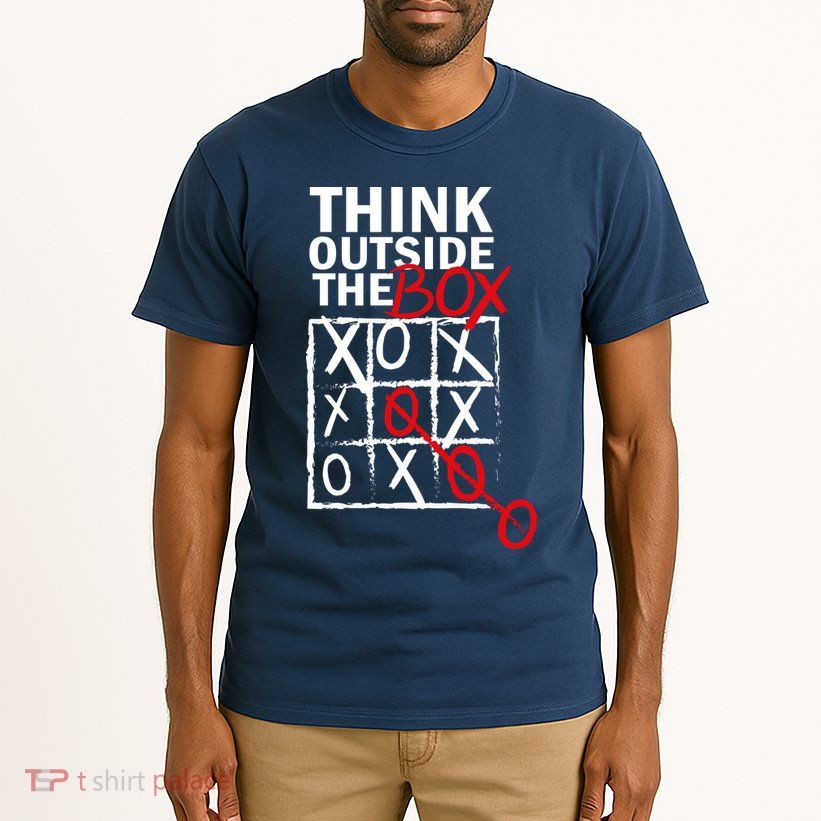 Think Outside The Box Tic Tac Toe Tall T-Shirt