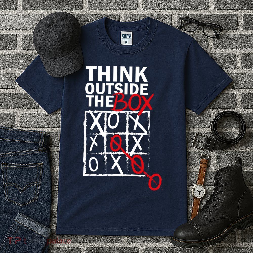 Think Outside The Box Tic Tac Toe Tall T-Shirt