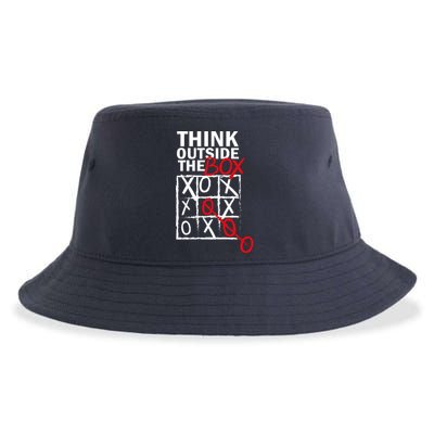 Think Outside The Box Tic Tac Toe Sustainable Bucket Hat