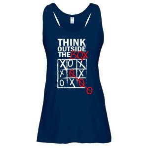 Think Outside The Box Tic Tac Toe Ladies Essential Flowy Tank