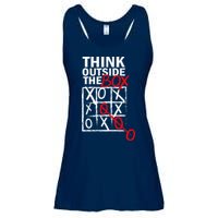 Think Outside The Box Tic Tac Toe Ladies Essential Flowy Tank